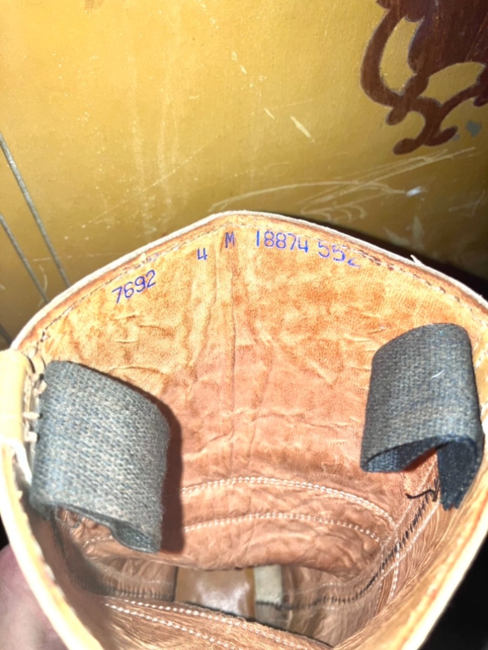 FRYE Genuine VTG.CAMPUS Boots STAG/Longhorn/Stitching/Excellent Condition-Rare. - Picture 15 of 15